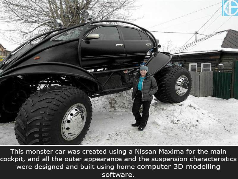 Home made monster car